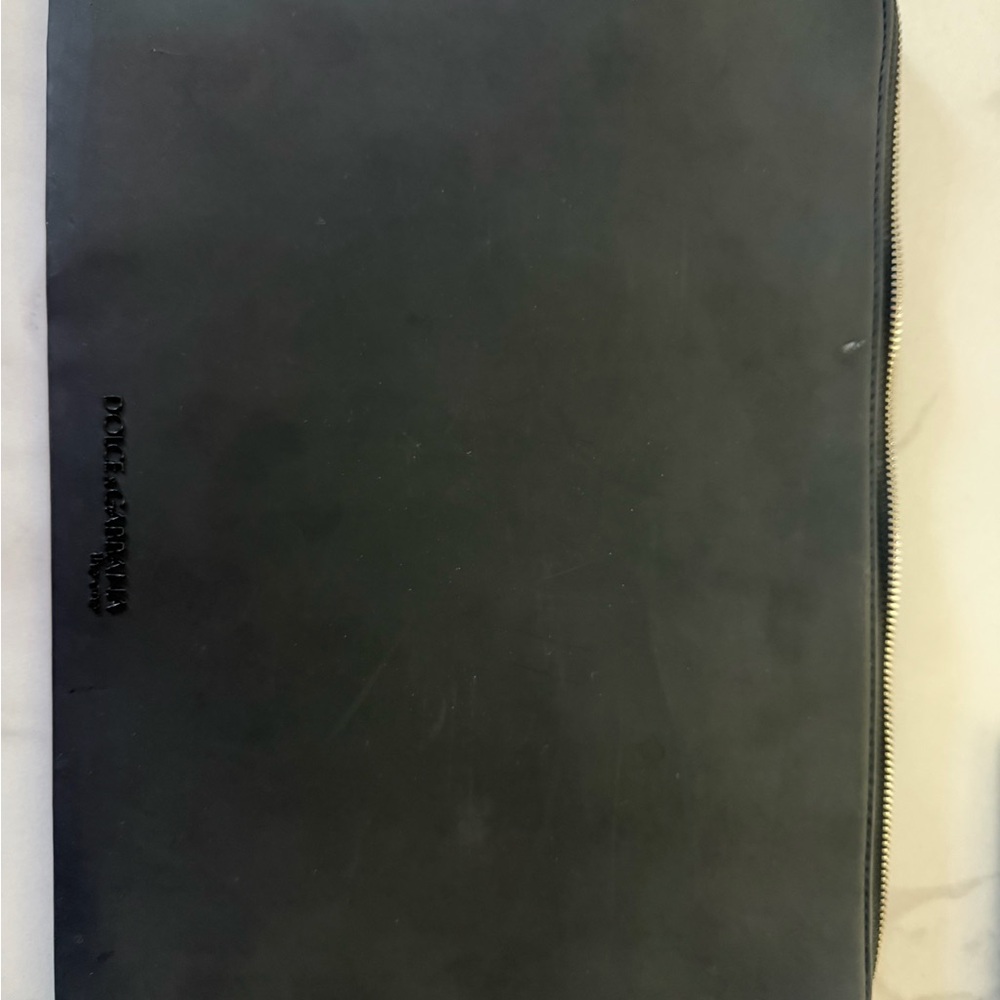 Dolce & Gabbana Dark Gray Laptop Bag